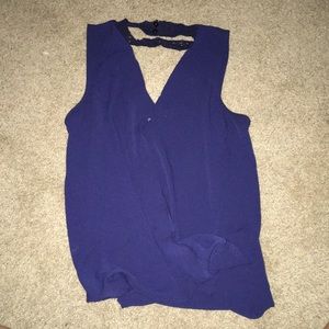 Navy blue blouse